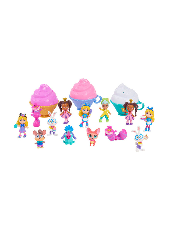 Alice's Wonderland Bakery Tea Party Capsule Figures, Ages 3+, Multicolour