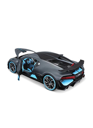 Bburago Bugatti Divo Diecast Model Car, Matte Grey/Blue