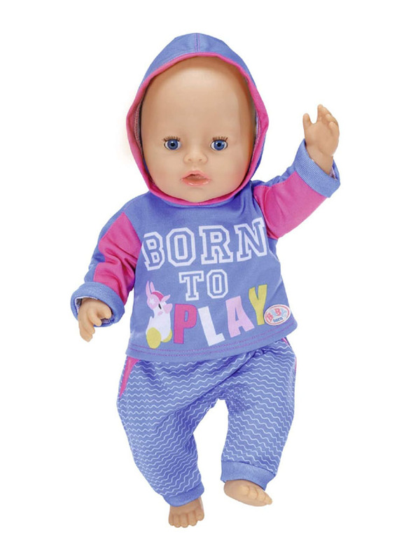 Baby Born Assorted Jogging Suits for 43cm Doll, Colors May Vary, Doll not Included, Ages 3+