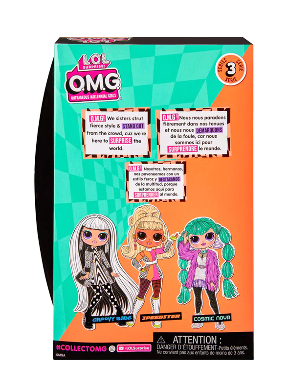 LOL Surprise OMG HoS Doll S3 Speedster Fashion Doll, For Ages 3+