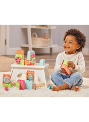 Little Tikes Pre-School Baby Builders Explore Together Blocks, Multicolour