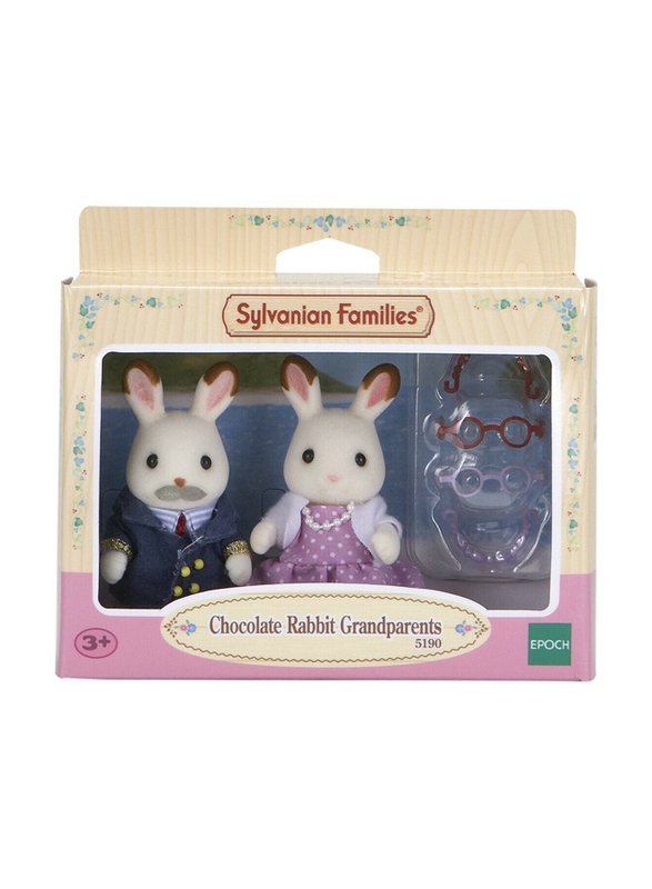 Sylvanian Family Chocolate Rabbit Grandparents, Ages 3+