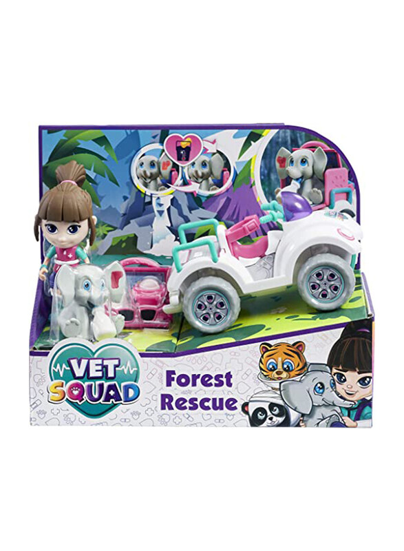 

Vet Squad Forest Rescue Ava & Quadbike, Playsets & Figures, 2 Pieces, Ages 4+