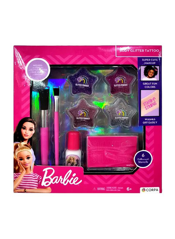 Barbie Body Glitter Tattoo, Age 6+, Multicolour