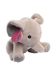 Cuddly Lovables Safari Elephant Plush Toy, Ages 2+