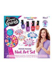 Crazart Shimmer 'N Sparkle Mood Magic Nails Art Set, Ages 8+, Multicolour