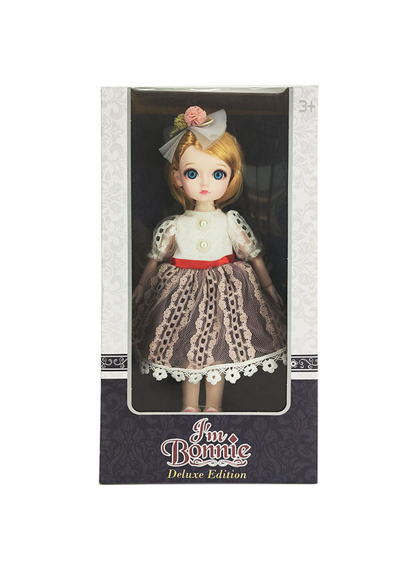 Bonnie I'm Bonnie 12" Deluxe Fashion Doll with Baloon Dress with Sleeve, Ages 3+