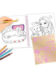 Topmodel Corgi Colouring Book, Ages 6+, Multicolour