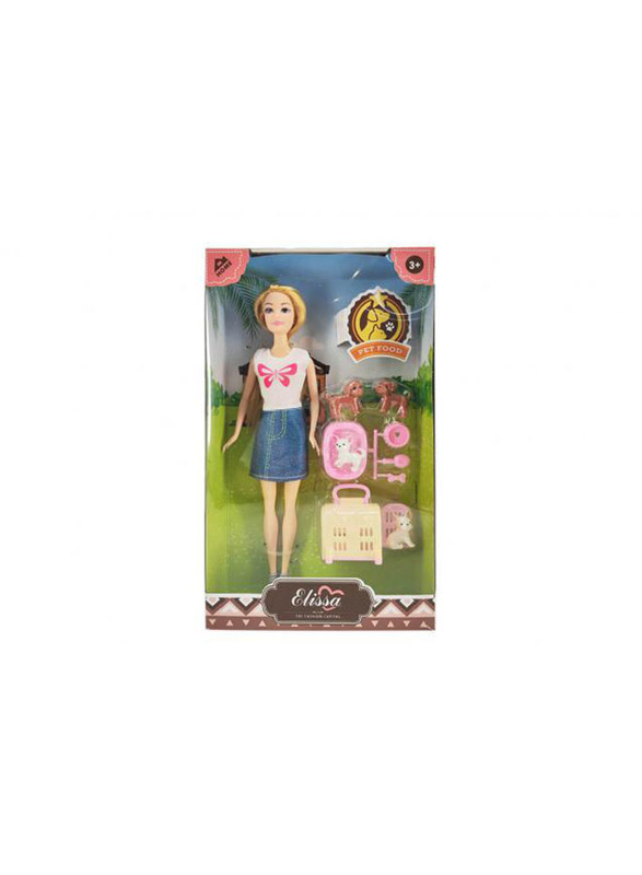 Elissa The Fashion Capital Home with Pets Collection 11.5" Basic Doll Style III, For Ages, 3+ Years