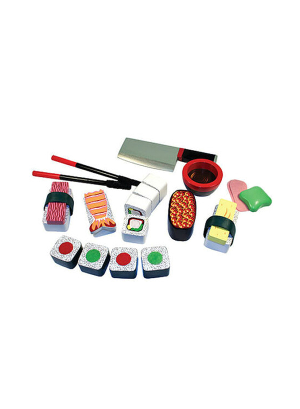 Melissa & Doug Sushi Slicing Playset, 20-Piece, Ages 3+