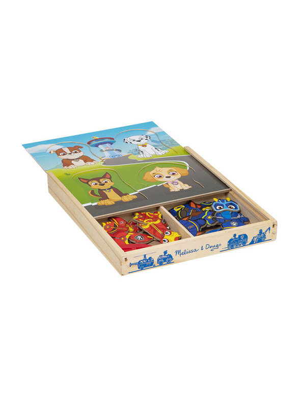 Melissa & Doug Paw Patrol Magnetic Pretend Play Set, 64 Pieces, Ages 3+, Multicolour