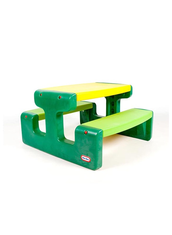 Little Tikes Picnic Table Evergreen, Multicolour, Ages 3+