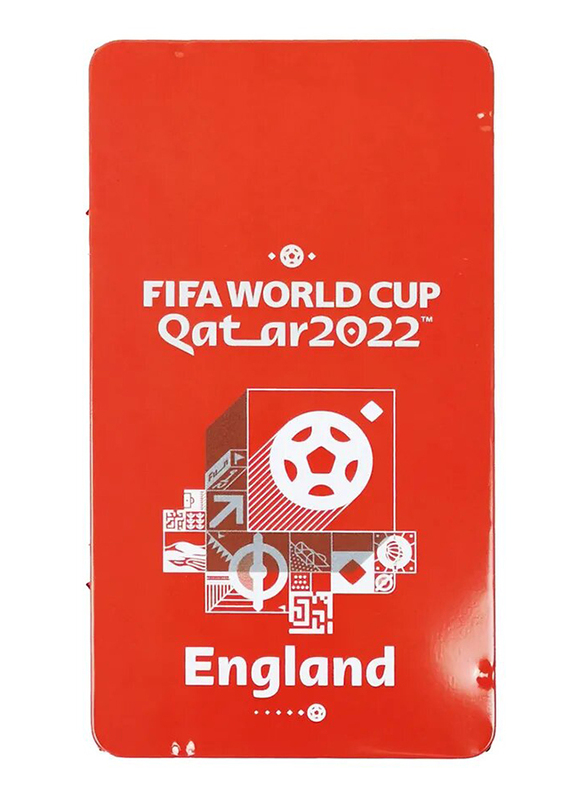 FIFA 2022 England Colouring Pencils in Tin Box, 12 Pieces, Multicolour