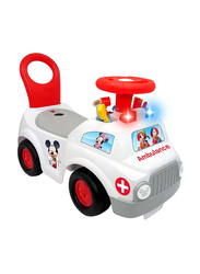 Kiddieland Light N Sounds Activity Ambulance Ride On, Ages 1+, Multicolour