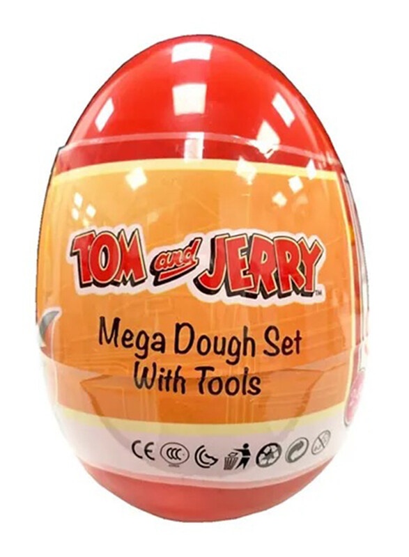 

Rainbow Max Tom & Jerry Dough Mega Set, 8 Pieces, Ages 3+