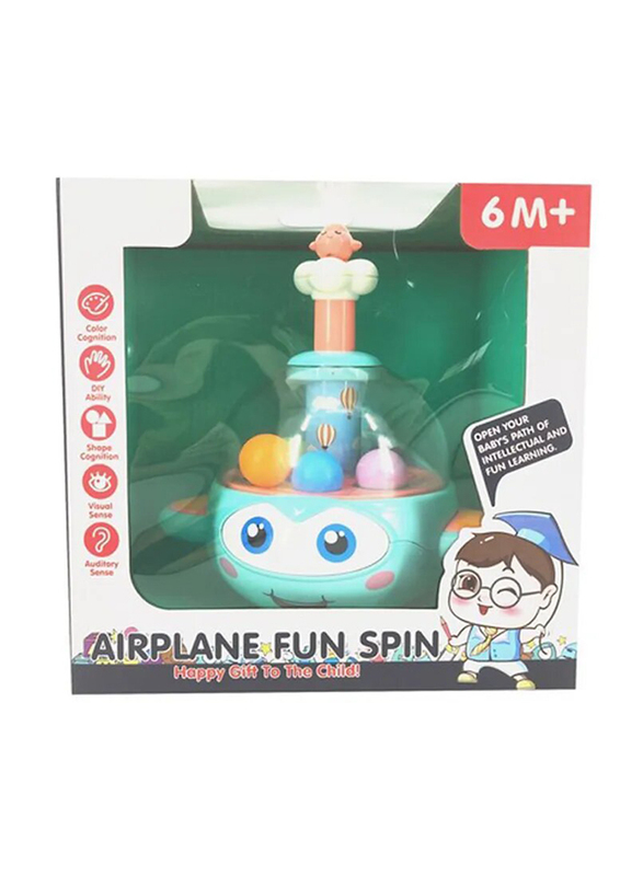 TTC Play & Learn Infant Airplane Toy with Lights & Sounds, Ages 6+