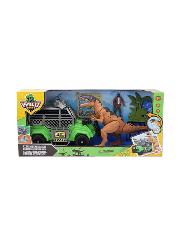 Chapmei Dino Valley Extreme Excursion Playset, Multicolour, Ages 3+