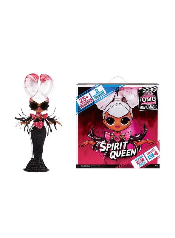 

LOL Surprise OMG Movie Magic Spirit Queen Fashion Doll with 25 Surprises, Ages 3+, Multicolour