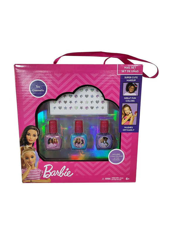 Barbie Nail Set, Medium II, Age 6+, Multicolour