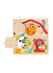 Tooky Toy Wooden Latches Activity Board Set, Ages 3+