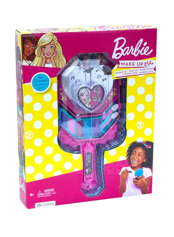 Barbie Vanity Mirror with Cosmetics, Ages 6+, Multicolour