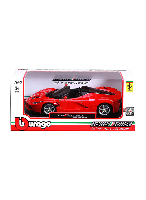 Bburago 1/24 Scale Ferrari LaFerrari Die-cast Model Car, For Ages 3+