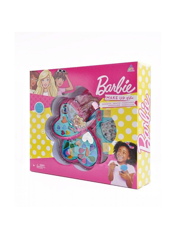 Barbie 4 Decks Heart Shape Cosmetic Case, Ages 6+, Multicolour