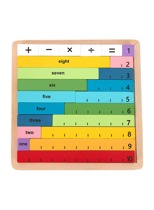 Tooky Toy Wooden Counting Game Board, 24 Pieces, Ages 3+