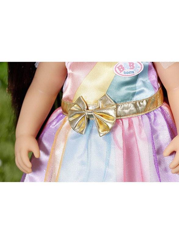 Baby Born Fantasy Deluxe Princess Outfit for Doll, 4 Pieces, Ages 3+, Multicolour