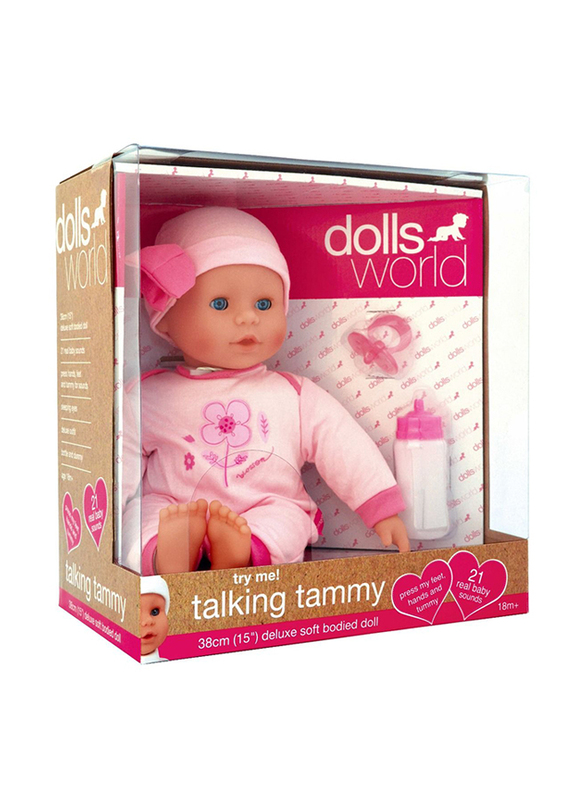 Dolls World Talking Tammy Soft Bodied Doll, Ages 2+