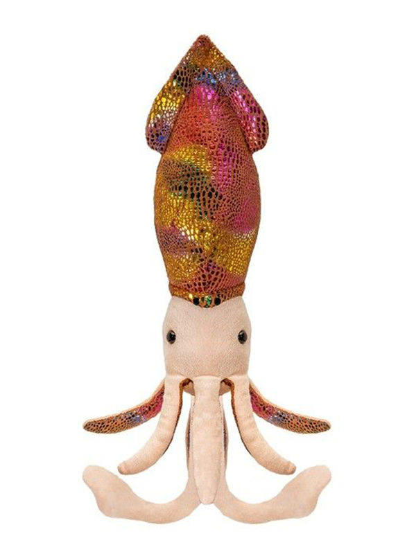 Wild Planet 30cm Squid Plush Toy, 0+ Months, Multicolour