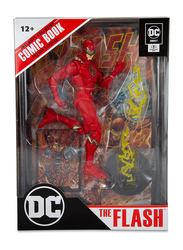 DC Direct 7in Figure with Comic The Flash Wv2 The Flash (Barry Allen), Multicolour, Ages 12+ Months