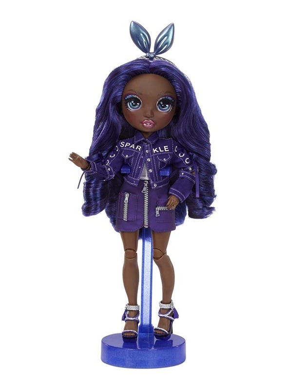 Rainbow High Fashion Doll- Krystal Bailey (Indigo) Series-2, Multicolour, Ages 3+