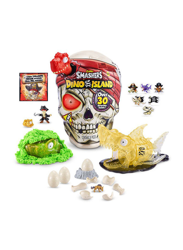 Smasher Giant Skull Dino Island S1, 30 Pieces, Ages 3+