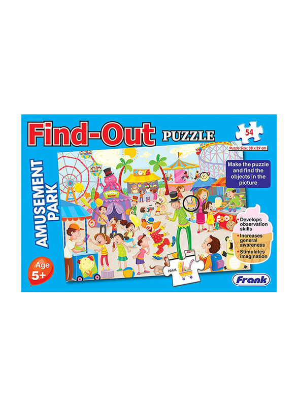 Frank Puzzle Amusement Park Find-Out Puzzles, 4-Piece, Ages 5+