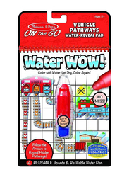 Melissa & Doug Water Wow! Hidden Paths Vehicles Activity Pad, Ages 3+