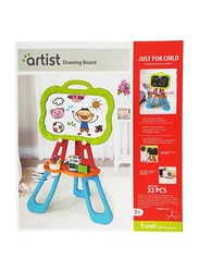 TTC Artist Generic Artist Magnetic Double Sided Drawing Board, 32 Pieces, Ages 3+