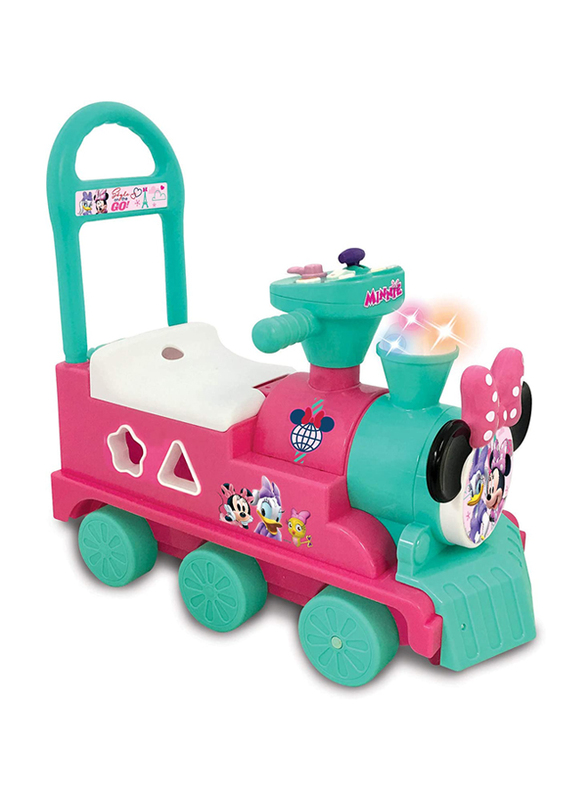 Kiddieland Minnie Play N Sort Activity Train Ride On, Ages 1+, Multicolour