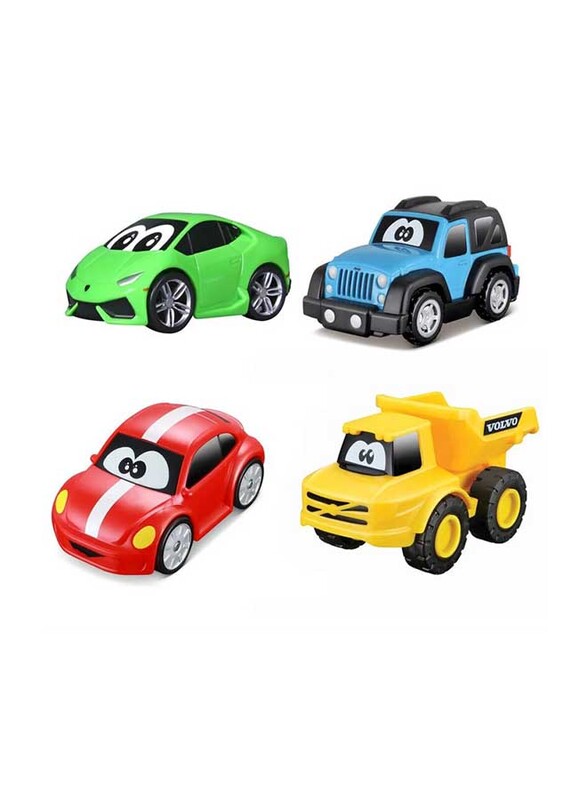 BB Junior Free Wheel Cars My 1st Collection, 4-Piece, For Ages 1+