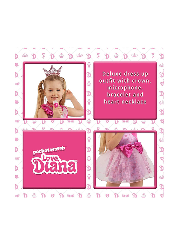 Love Diana Ballerina Rockstar Dress Up, Ages 3+