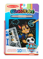 Melissa & Doug Paw Patrol Chase Scratch Art Pad, 11 Pieces, Ages 5+