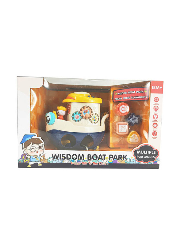 TTC Wisdom Boat/Ship Toy with Lights & Sounds, Ages 18+