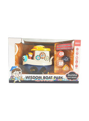 TTC Wisdom Boat/Ship Toy with Lights & Sounds, Ages 18+