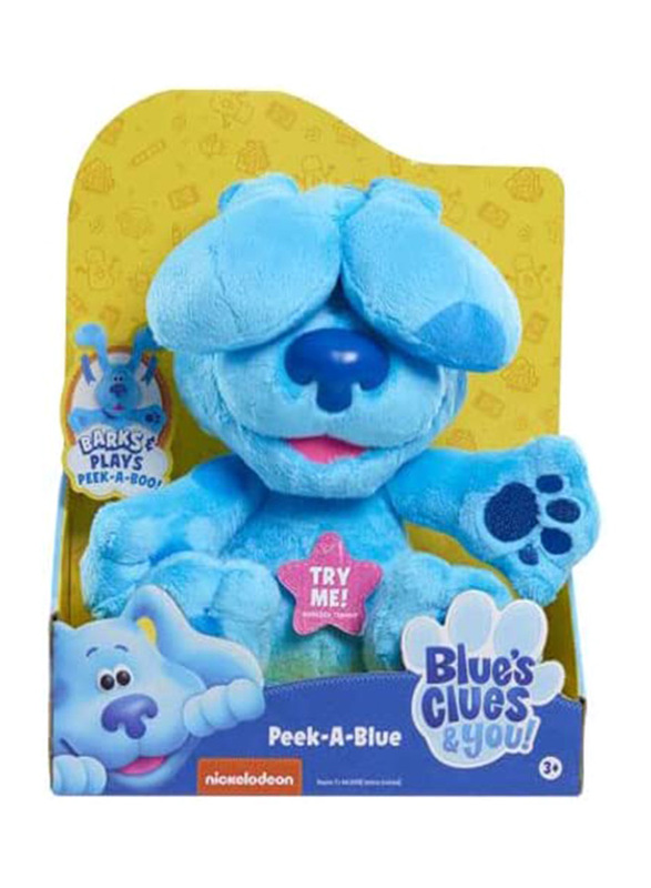 Blue's Clues & You 10-inch Peek A Boo Plush, Ages 3+, Magenta