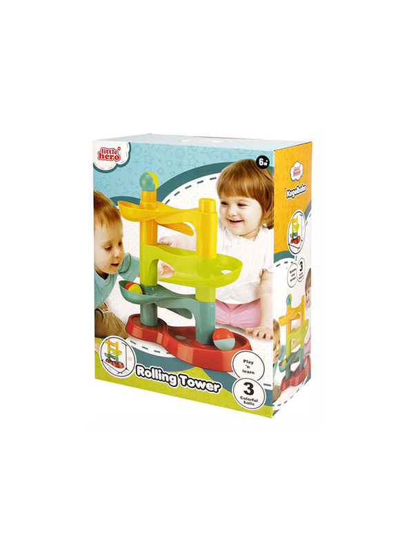 Little Hero Rolling Tower Toy Set, 4 Pieces, Ages 6+ Months