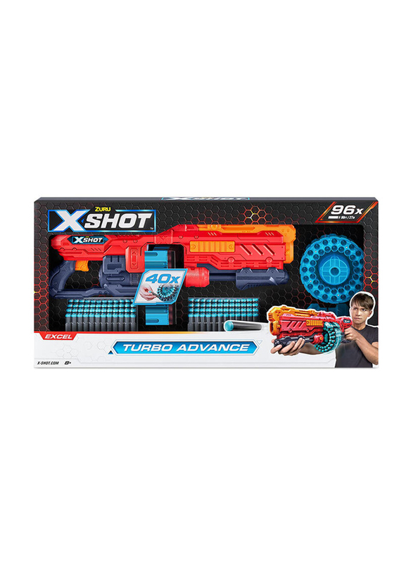 X-Shot Turbo Advance SR with Darts, For Ages, 8+ Years