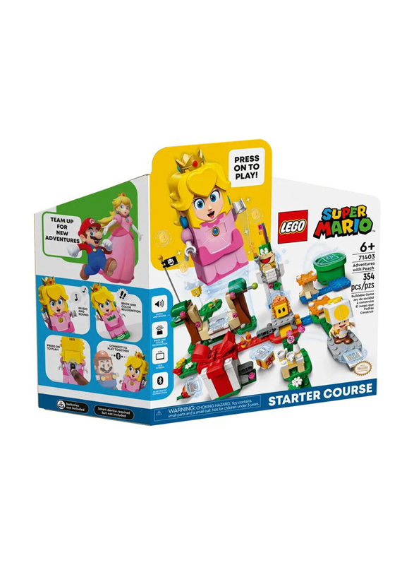 LEGO Super Mario 71403 Adventures with Peach Starter Course, Building Sets, 354 Pieces, Ages 6+