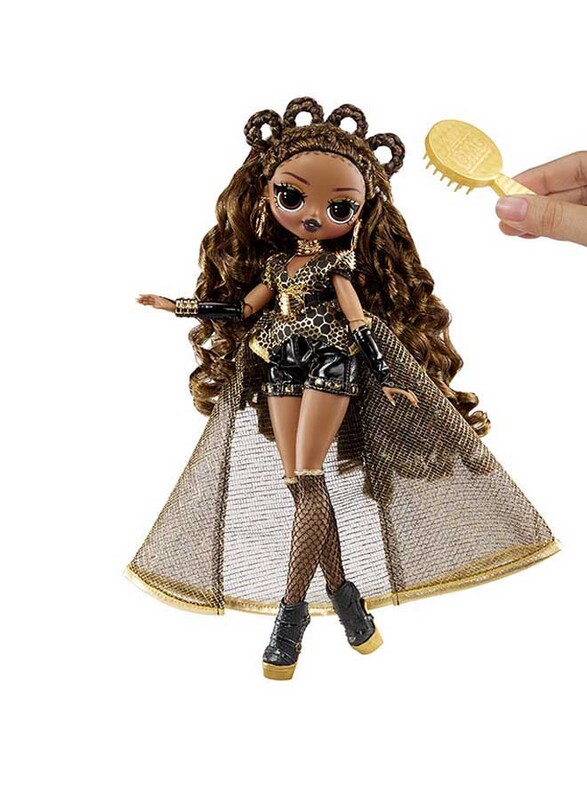 L.O.L. Surprise! 707 OMG Fierce Royal Bee 11.5" Doll with Surprises Including Outfits and Accessories, For Ages, 3+ Years