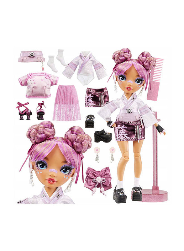 Rainbow High Fashion Doll S4 Lila Tamamoto/Mauve, For Ages, 3+ Years