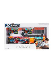 X-Shot Skins Mix Last Stand And 2Pk Flux Combo Pack, 51 Pieces, Ages 8+